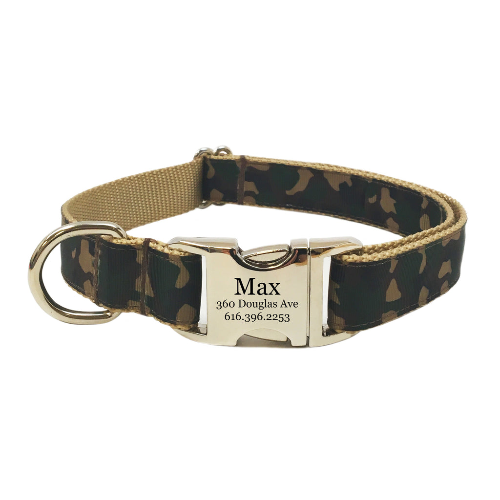 camouflage dog collar