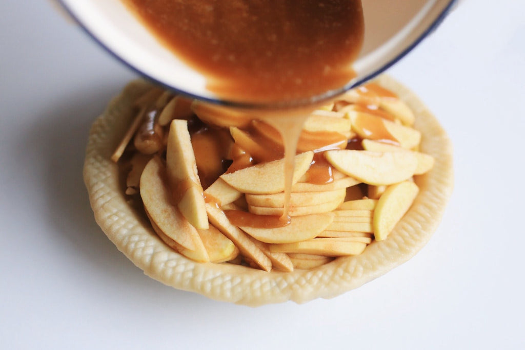 Salted Caramel Apple Pie with Bitterman's Fleur de Sel