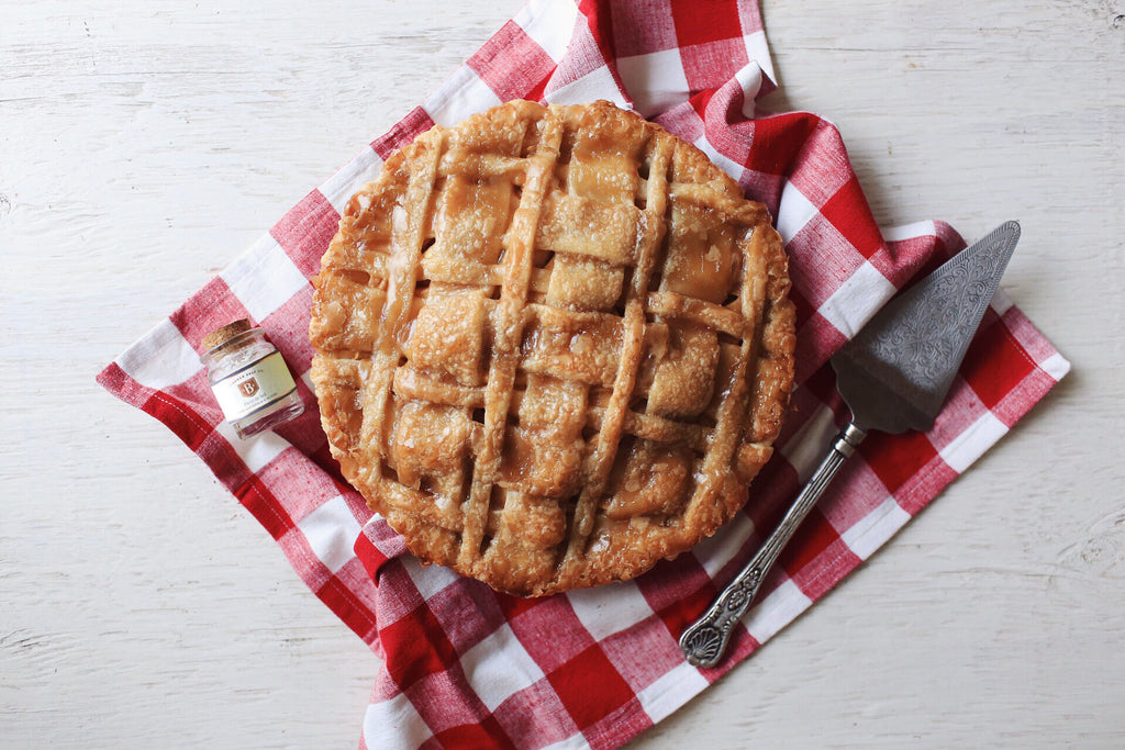 Salted Caramel Apple Pie with Bitterman's Fleur de Sel