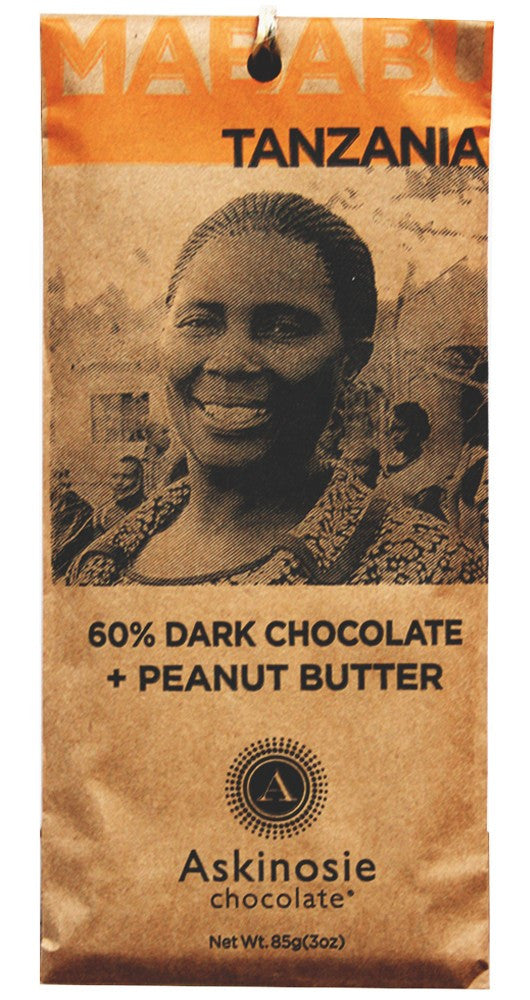 Askinosie 60% Dark Chocolate with Peanut Butter-Chocolate-The Meadow