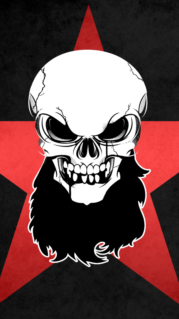 Beard Monster star logo wallpaper