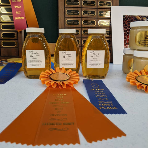 Best Honey at New Jersey Beekeepers Association Honey Show