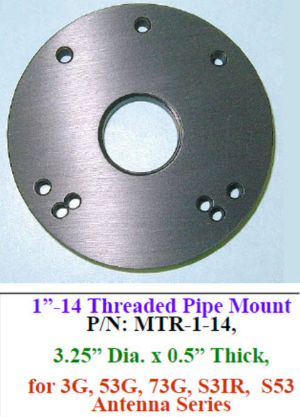 ntcom Iridium Passive Helix Antenna Pipe-Mount S53IR16RR-P-M14TB-X b