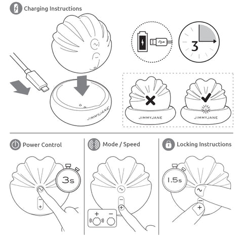 love pods coral operating instructions jimmy jane