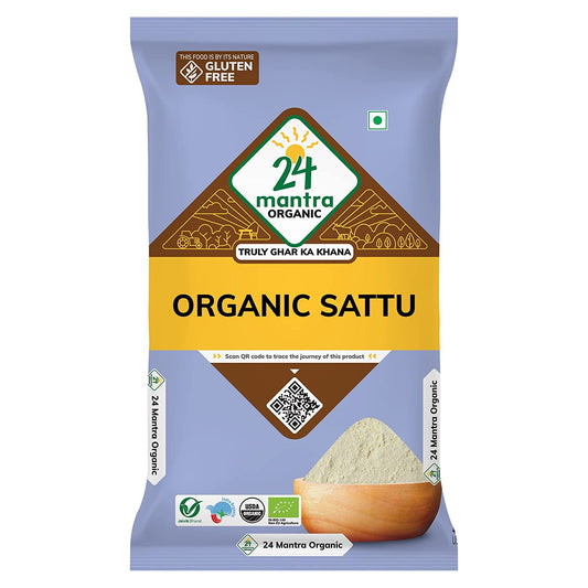 24 Mantra Organic Sattu Atta - 500 gm