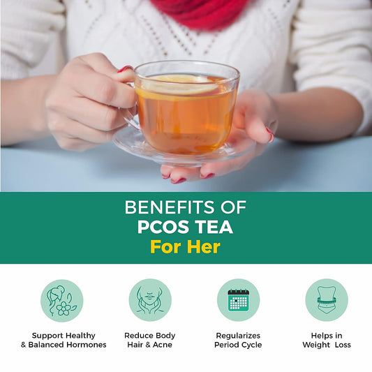 Oraah PCOS PCOD Herbal Tea - Spearmint Flavour - 50 gm - Pouch