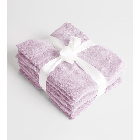 Pink Bamboo Hand Towel | Set of 3