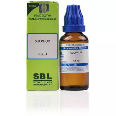 SBL Homeopathy Sulphur Dilution