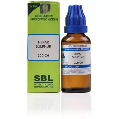SBL Homeopathy Hepar Sulphur Dilution