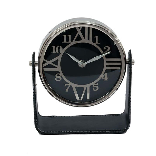 Genuine Leather Table clock | Multiple Colors