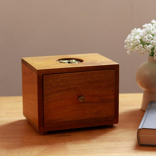 Handcrafted Pull & Wooden Sweet Box