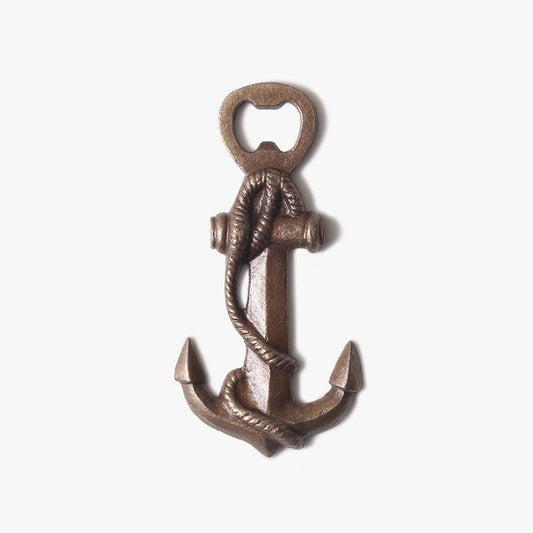 Anchor Metal Bottle Opener - Antique