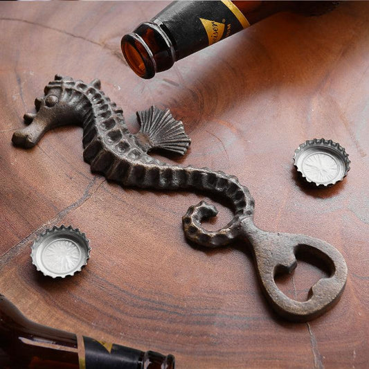 Antique Seahorse Bottle Opener