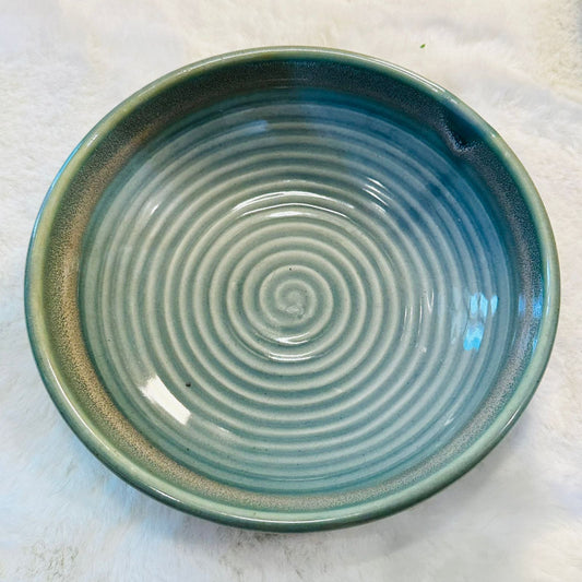 Glazed Lined Serving Bowl | Multiple Colors