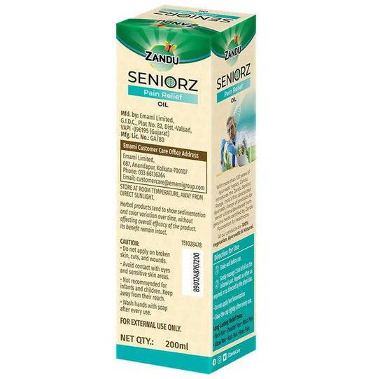 Zandu Seniorz Pain Relief Oil