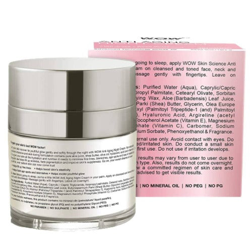 Wow Skin Science Anti Aging Night Cream - 50 ml