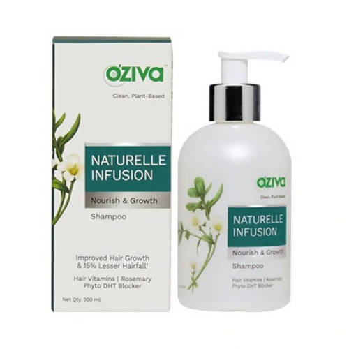 OZiva Naturelle Infusion Nourish & Growth Shampoo - 200 ml
