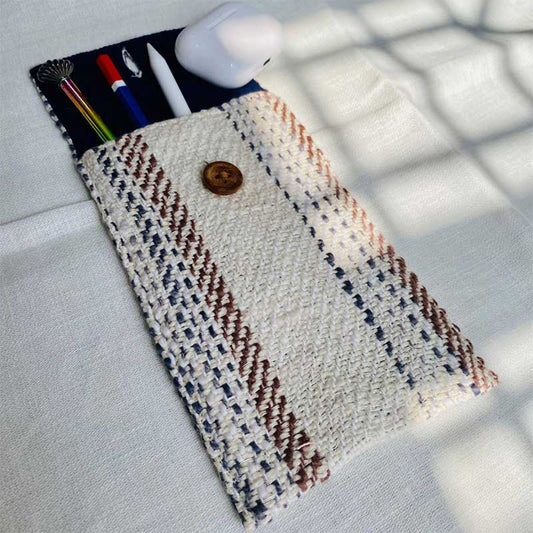 Kese Multipurpose Handwoven Pouch | Hemp Cotton Blend