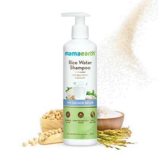 Mamaearth Rice Water Shampoo For Damage Repair - 250ml