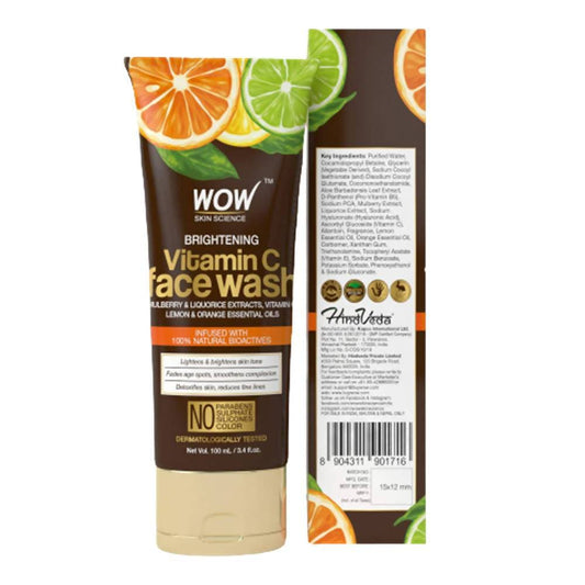 Wow Skin Science Brightening Vitamin C Face Wash