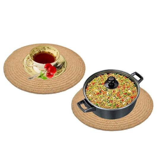 Round Jute Placemat | Pack of 6