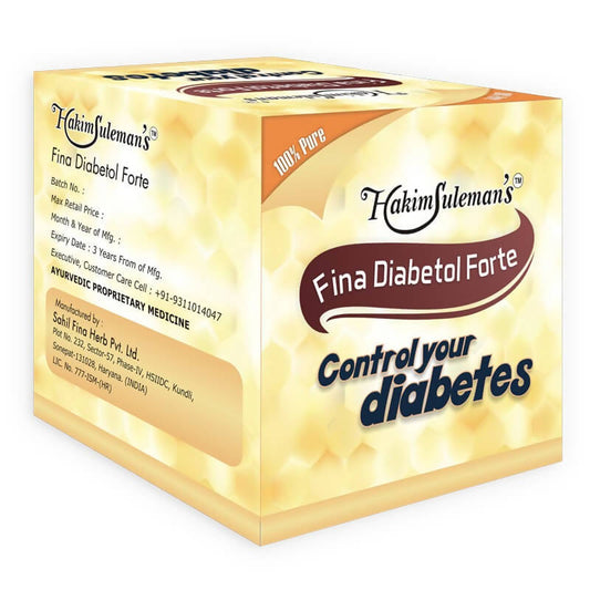 Hakim Suleman's Fina Diabetol Forte Capsules -60 Capsules