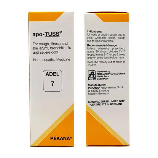 ADEL Homeopathy 7 Apo-Tuss Drops - 20ml