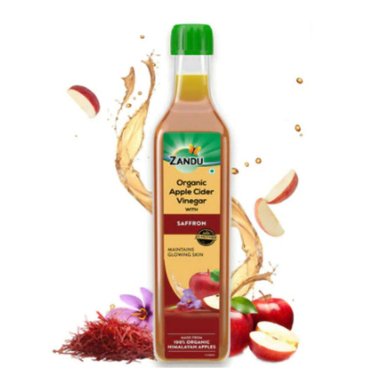 Zandu Organic Apple Cider Vinegar With Saffron