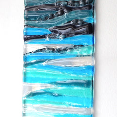 Fused glass seascape texture