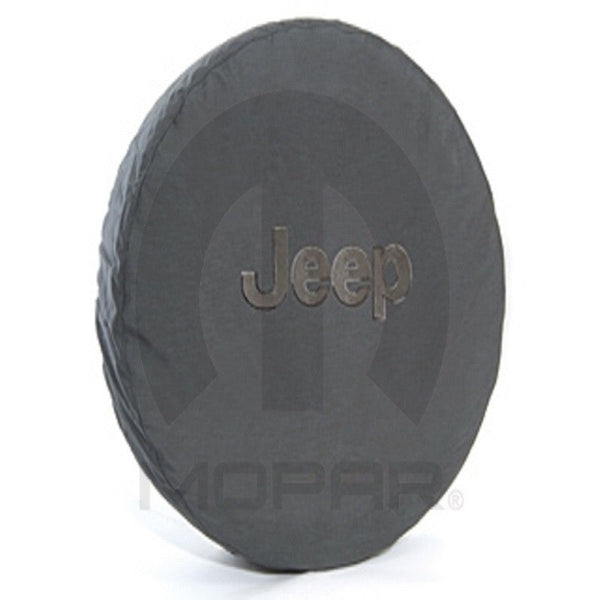 Jeep logo black spare tire cover #4