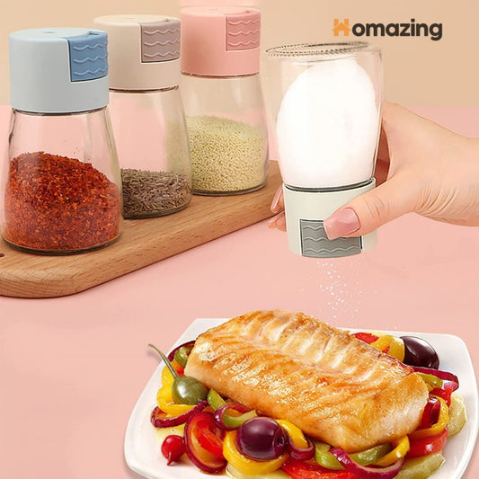 Salt Shaker Push Type Control Bottle