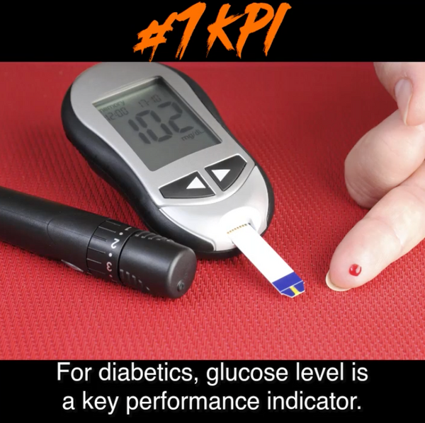 For Diabetics, glucose level is a key performance indicator