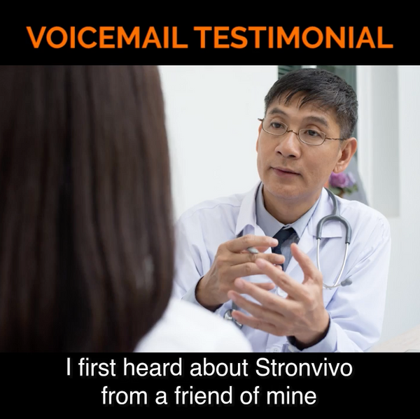 I was introduced to Stronvivo thru my doctor