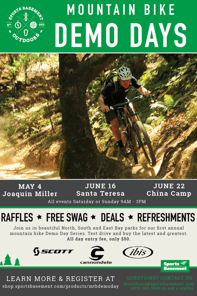 2nd Annual Mountain Bike Demo Days 