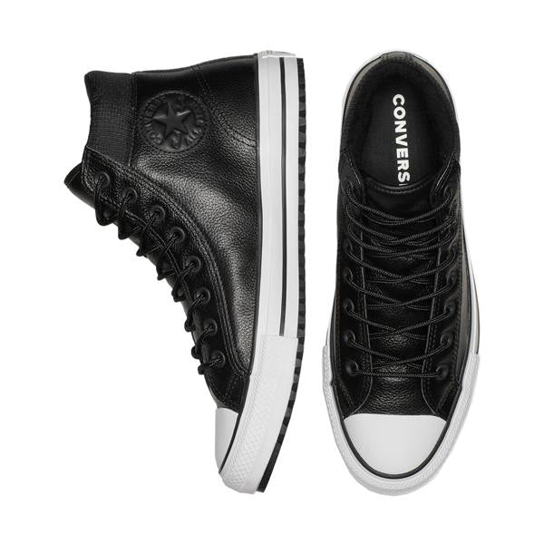converse chuck taylor leather high top black