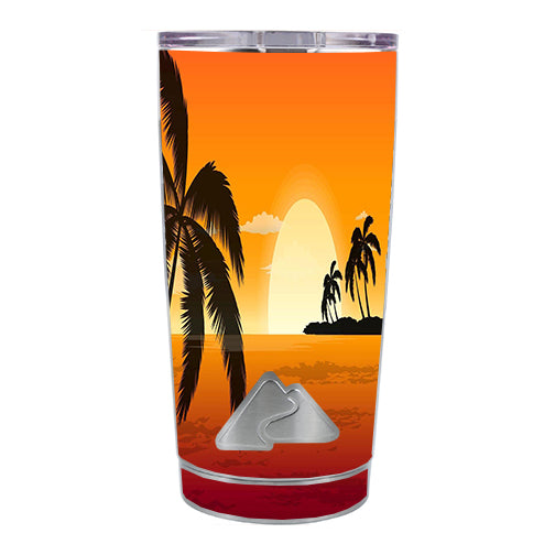 Palm Trees At Sunset Ozark Trail 20oz Tumbler Skin