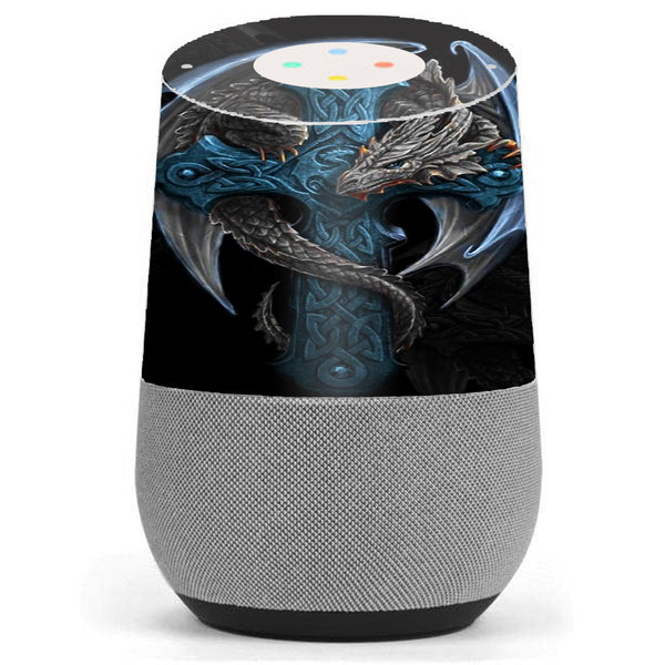 Dragon On Cross Google Home Skin