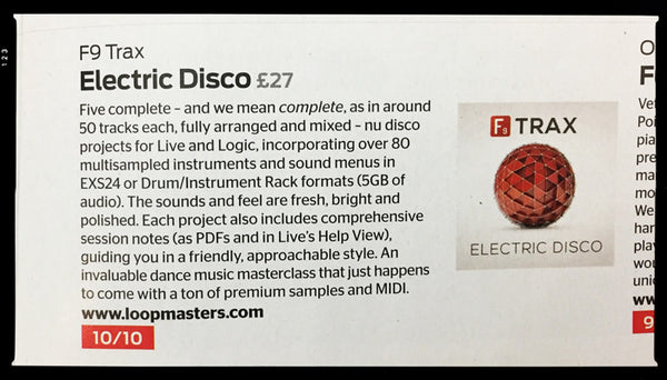F9 Electric disco review in Computer music