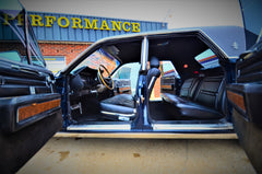 1969 Lincoln Continental interior at Rotary Performance Garland, Texas