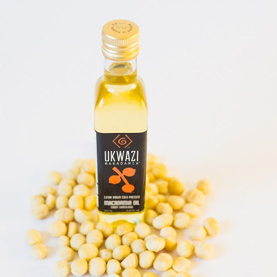 Macadamia oil and nuts