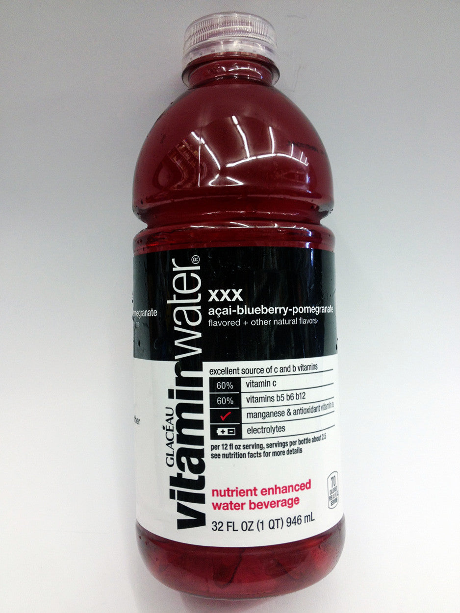 Glaceau Vitamin Water Xxx Acai Blueberry Pomegranate Soda Pop Shop 