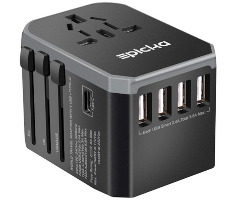 all in one travel adapter