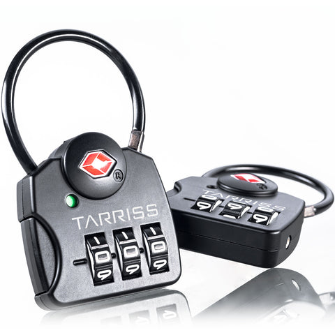 Tarriss TSA Luggage Locks with SearchAlert