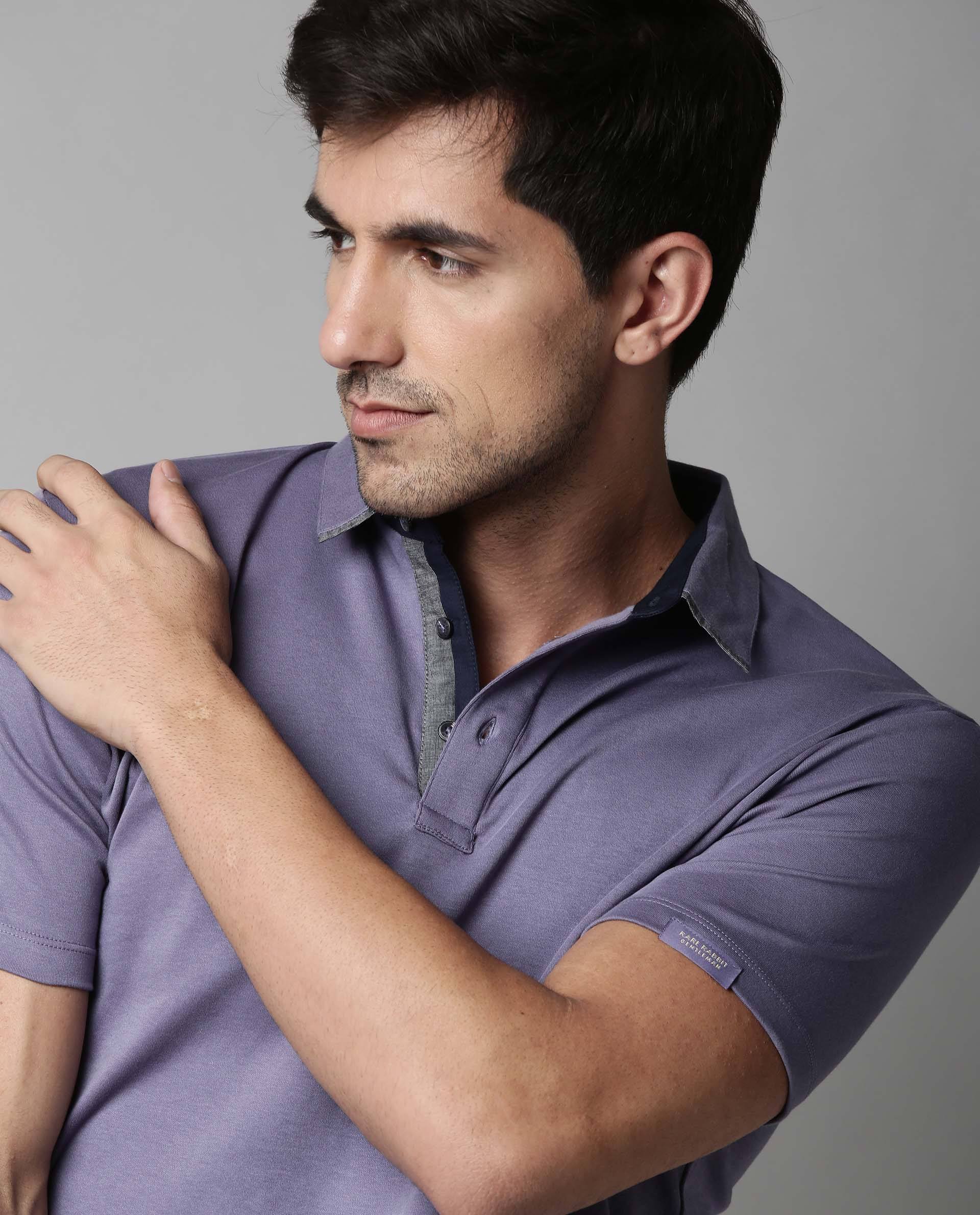 PAP- BASIC PIMA MEN'S POLO - BLUE