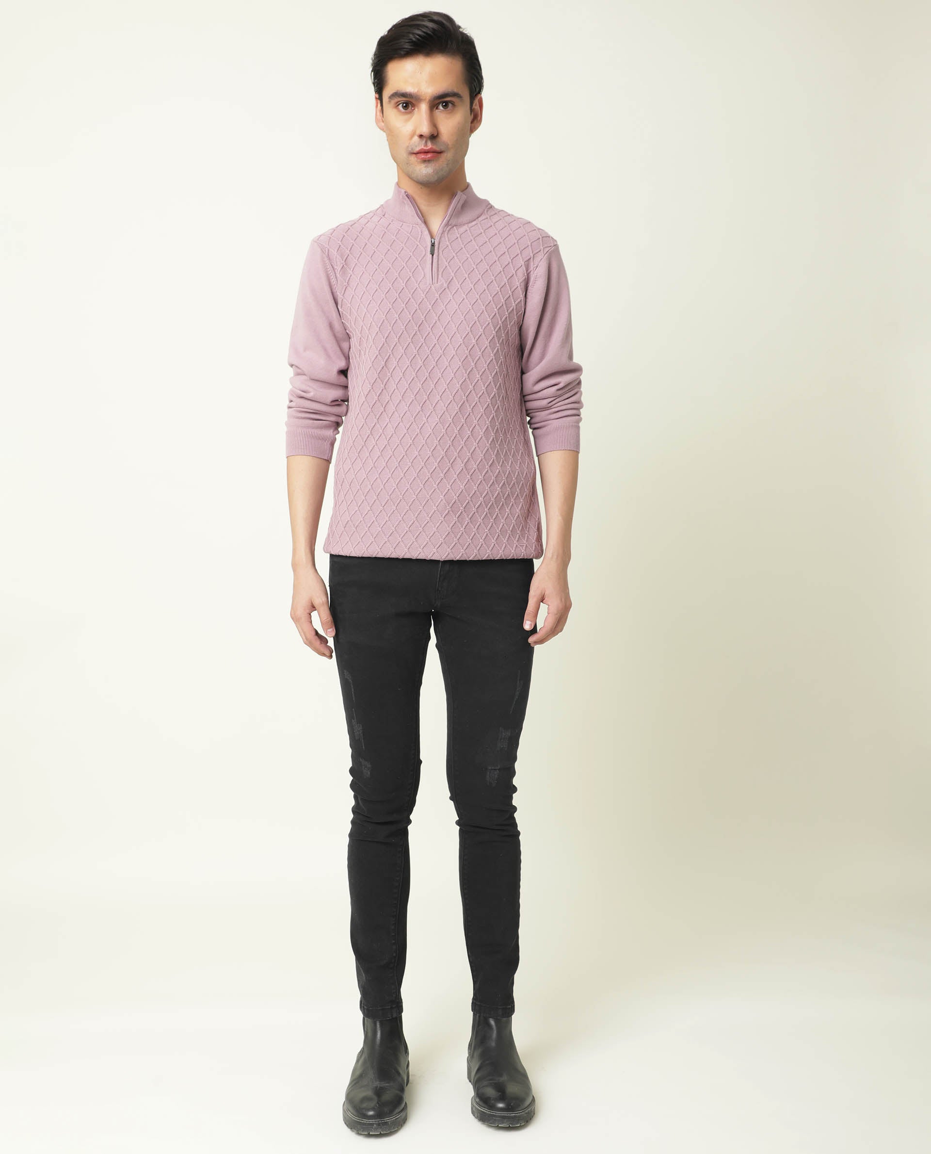 TROYER-PINK PULLOVER RARE RABBIT