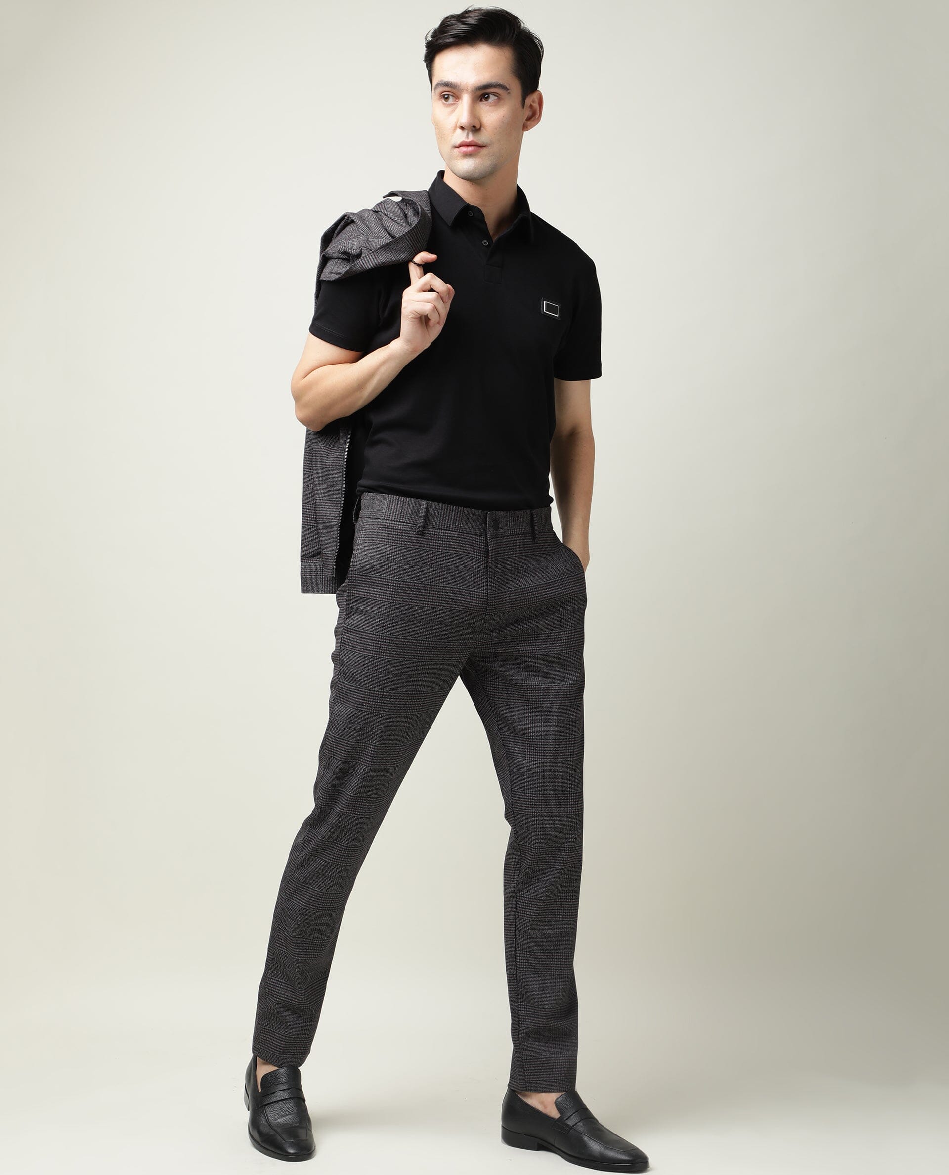 PACT-GREY TROUSER RARE RABBIT
