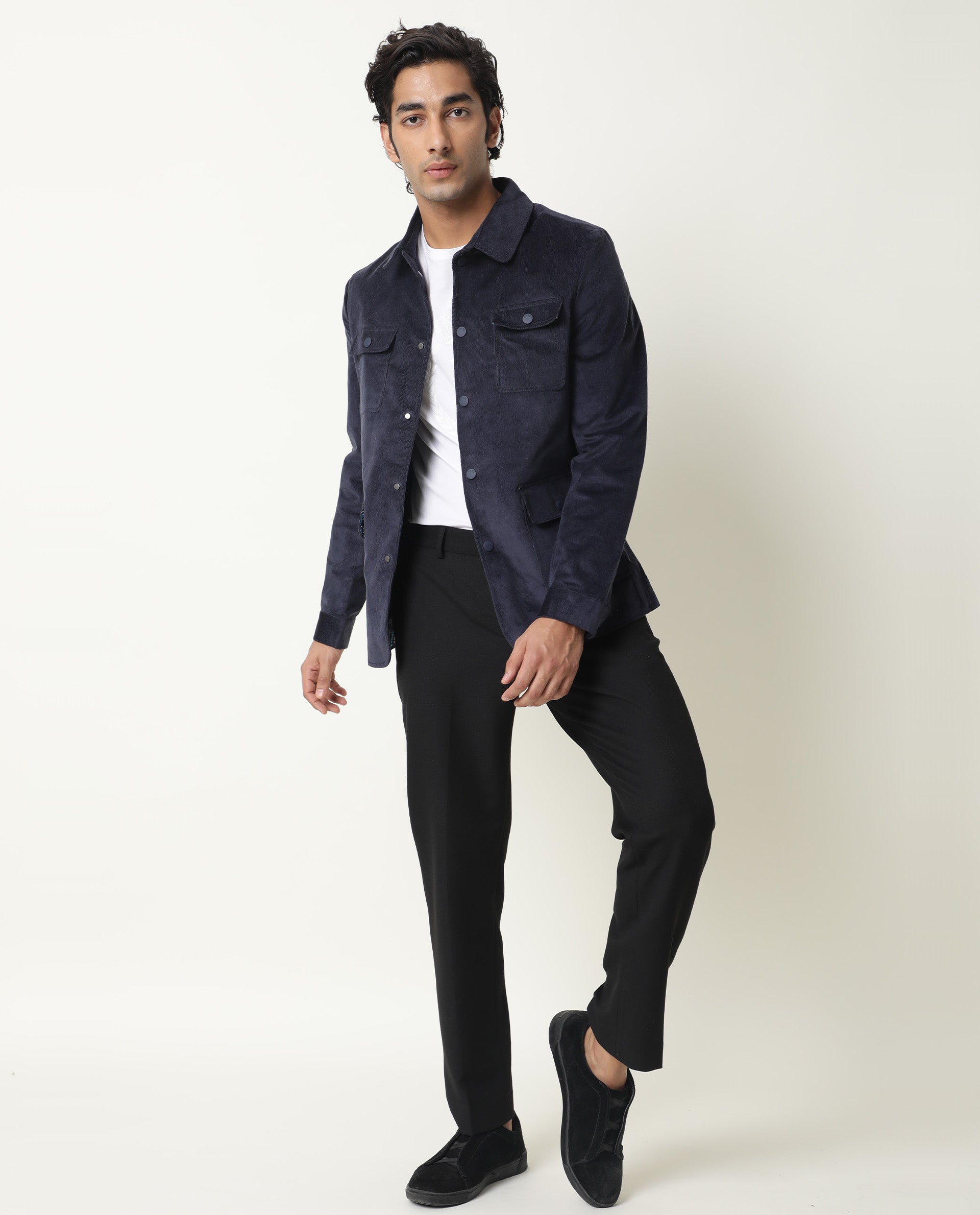 RUDY- MENS JACKET - BLUE JACKET RARE RABBIT