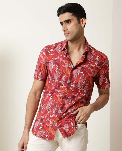 Zee monster speelgoed Half Sleeve Shirt For Men | Printed & Floral Half Sleeve Mens Shirt