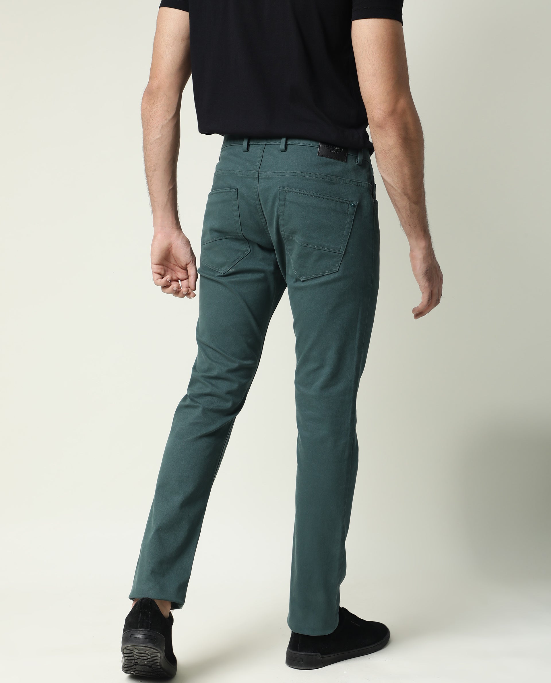 SPOKE-22-MENS TROUSER-GREEN TROUSER RARE RABBIT