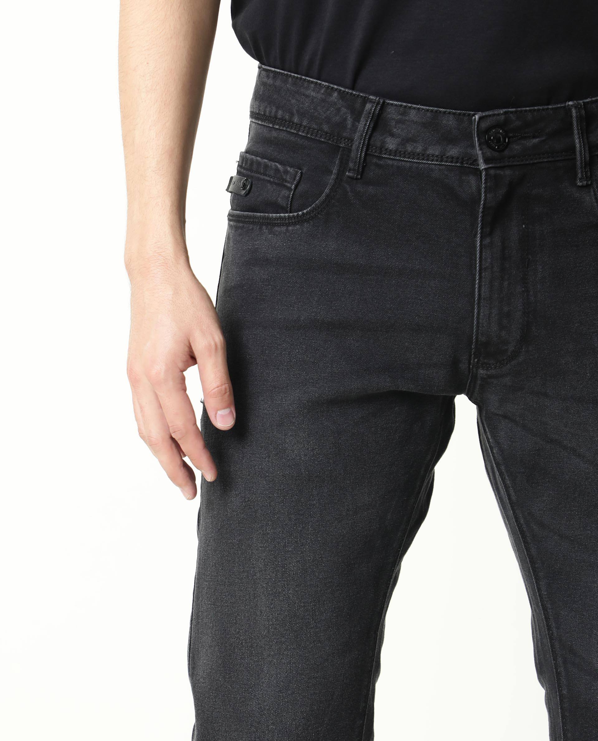 LINEA-PLAIN DENIM PANT -BLACK JEANS RARE RABBIT